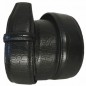 Lanière B6 en cuir pleine fleur Croco noir pour ceinture à boucle automatique