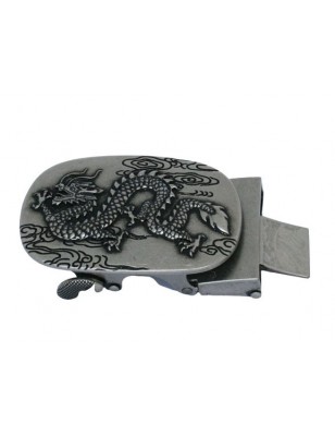 Boucle de ceinture homme Dragon Chinois style ceinturon cadre acier