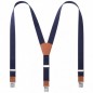 Bretelle "Grand Luxe" Muruzi  Bleue Marine