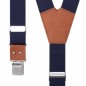 Bretelle "Grand Luxe" Muruzi  Bleue Marine