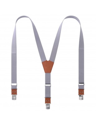 Bretelle "Grand Luxe" Muruzi gris souris
