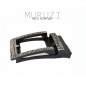 BOUCLE MURUZI ARGENTÉE FOND GRIS