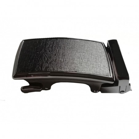 Boucle de ceinture cuir B5 homme Tissu noir