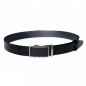 CC517B5 Ceinture  en cuir pleine fleur noir avec boucle automatique