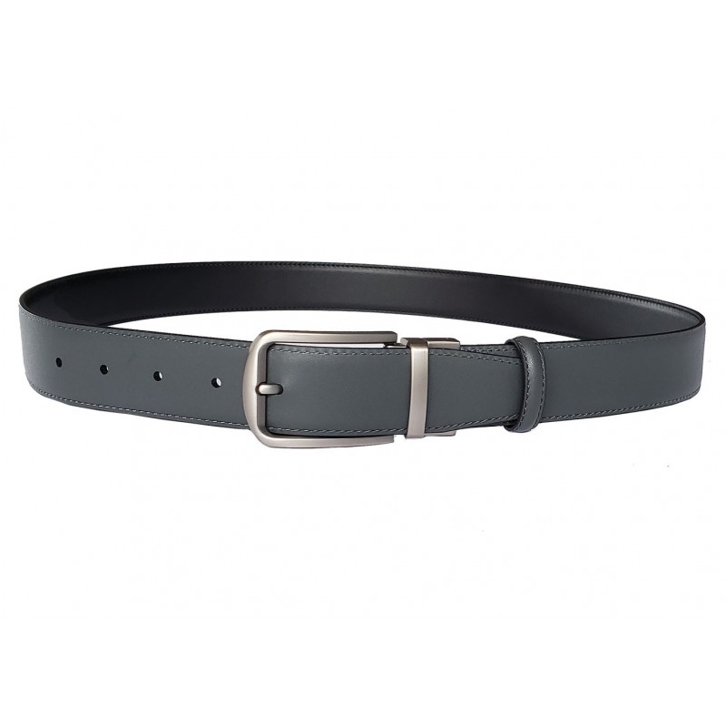 Lanière B5 cuir pleine fleur marron et noir