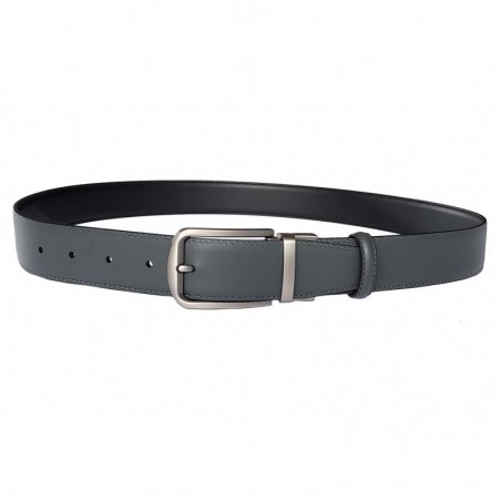Lanière B5 cuir pleine fleur marron et noir