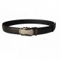 CC500B2 Ceinture en cuir pleine fleur noir avec boucle automatique