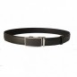 CC517B2 Ceinture  en cuir pleine fleur B2 noir avec boucle automatique aspect traditionnel