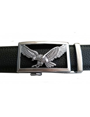Boucle de ceinture homme Biker à ornements style ceinturon cadre acier