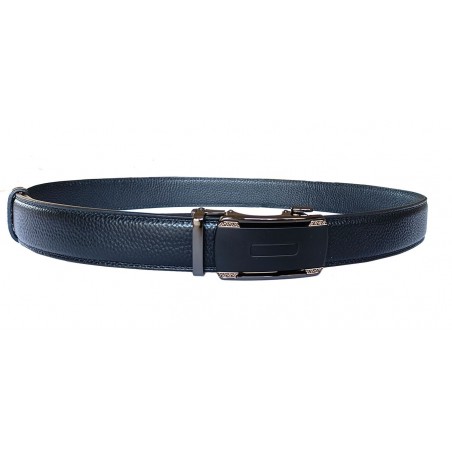 Ceinture en cuir pleine fleur avec boucle automatique