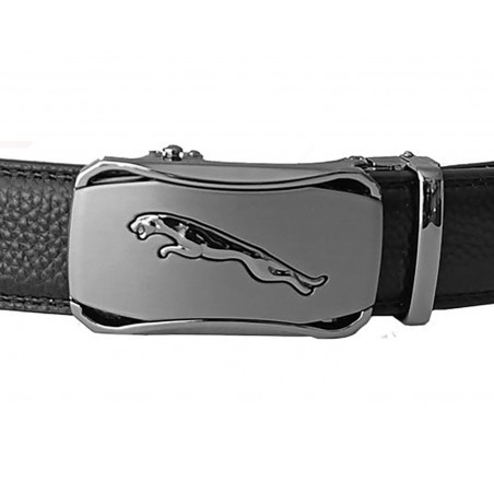 Ceinture en cuir pleine fleur avec boucle automatique