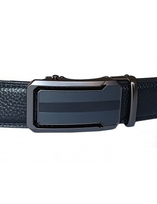 Ceinture en cuir pleine fleur avec boucle automatique