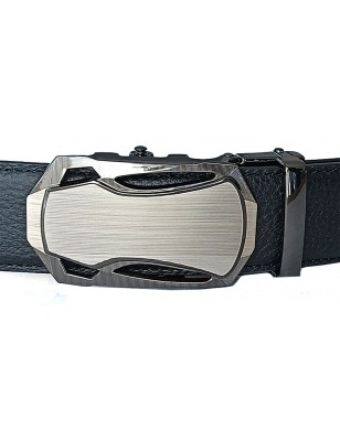 Ceinture en cuir pleine fleur avec boucle automatique