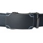 507 Boucle de ceinture homme noire mat avec lignes et angles avec luminosité changeante 507 Boucle de ceinture homme noire mat avec lignes et angles avec luminosité changeante