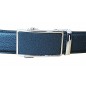 CC517B2 Ceinture  en cuir pleine fleur B2 noir avec boucle automatique aspect traditionnel