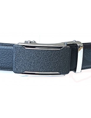 Ceinture en cuir pleine fleur avec boucle automatique
