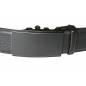 CC569 Ceinture homme en cuir pleine fleur noir avec boucle automatique 569 CC569 Ceinture homme en cuir pleine fleur noir avec boucle automatique 569