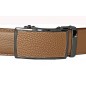 585 Boucle de ceinture grain cuir B2 Marron clair gamme classique cadre couleur bronze brillant 585 Boucle de ceinture grain cuir B2 Marron clair gamme classique cadre couleur bronze brillant
