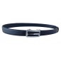 CC109b Ceinture en cuir pleine fleur noir avec boucle automatique décor labyrinthe CC109b Ceinture en cuir pleine fleur noir avec boucle automatique décor labyrinthe
