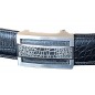 BOUCLE MURUZI ARGENTÉE FOND GRIS