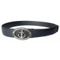 CC614B2 Ceinture en cuir pleine fleur noir de la gamme B2 avec boucle automatique CC614B2 Ceinture en cuir pleine fleur noir de la gamme B2 avec boucle automatique