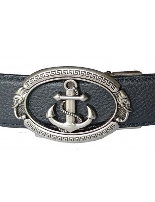 boucle biker ovale Ancre Marine
