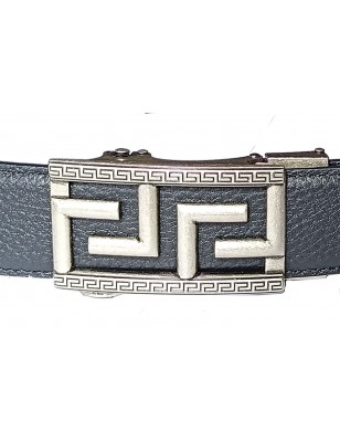 Ceinture homme automatique sans trou MURUZI 615 cuir B2 noir – BIKER