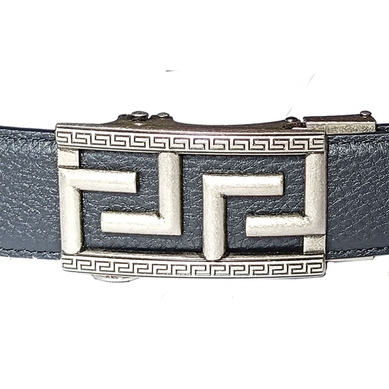 Ceinture homme automatique sans trou MURUZI 615 cuir B2 noir – BIKER Ceinture homme automatique sans trou MURUZI 615 cuir B2 noir – BIKER