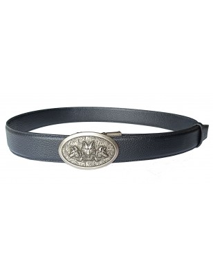 Ceinture automatique sans trou MURUZI 617 cuir B2 noir – BIKER