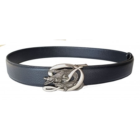 Ceinture homme cuir à fermeture automatique boucle 619 ceval cavalier