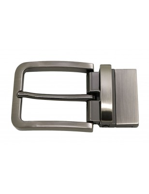 Boucle de ceinture réversible pour homme