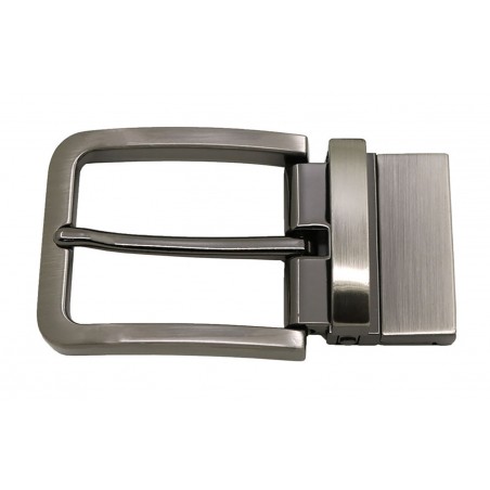 Boucle de ceinture réversible pour homme