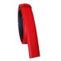 Lanière LB2 Rouge cuir pleine fleur finition Les Classiques pour ceinture à boucle automatique Lanière LB2 Rouge cuir pleine fleur finition Les Classiques pour ceinture à boucle automatique