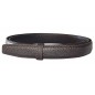 Lanière LCLA Marron cuir à crémaillère Lady pleine fleur finition Luxe pour ceinture à boucle automatique Lanière LCLA Marron cuir à crémaillère Lady pleine fleur finition Luxe pour ceinture à boucle automatique