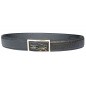 Ceinture homme automatique sans trou MURUZI 800 cuir noir finition croco – LUXURY