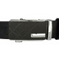 CC514B5 Ceinture en cuir pleine fleur inusable noir avec sa boucle automatique CC514B5 Ceinture en cuir pleine fleur inusable noir avec sa boucle automatique