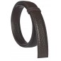 Lanière LCLA Marron cuir à crémaillère Lady pleine fleur finition Luxe pour ceinture à boucle automatique Lanière LCLA Marron cuir à crémaillère Lady pleine fleur finition Luxe pour ceinture à boucle automatique