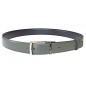 CCR02 ceinture réversible cuir pleine fleur gris et noir CCR02 ceinture réversible cuir pleine fleur gris et noir