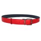 CCR03 ceinture réversible cuir pleine fleur rouge et noir CCR03 ceinture réversible cuir pleine fleur rouge et noir
