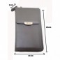 Sacoche téléphone en cuir Pretty haut de gamme couleur marron caramel
