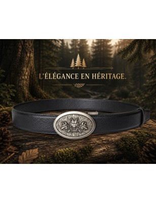 Ceinture homme MURUZI 617 cuir B2 noir – BIKER