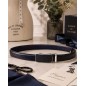 CC108 Ceinture en cuir pleine fleur marron avec boucle automatique assortie CC108 Ceinture en cuir pleine fleur marron avec boucle automatique assortie