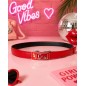 CC137 Ceinture en cuir pleine fleur rouge avec boucle automatique petit cœur CC137 Ceinture en cuir pleine fleur rouge avec boucle automatique petit cœur