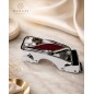 111b Boucle entourage couleur prune et cœur brillant pour ceinture Femme Lady à fermeture automatique 111b Boucle entourage couleur prune et cœur brillant pour ceinture Femme Lady à fermeture automatique