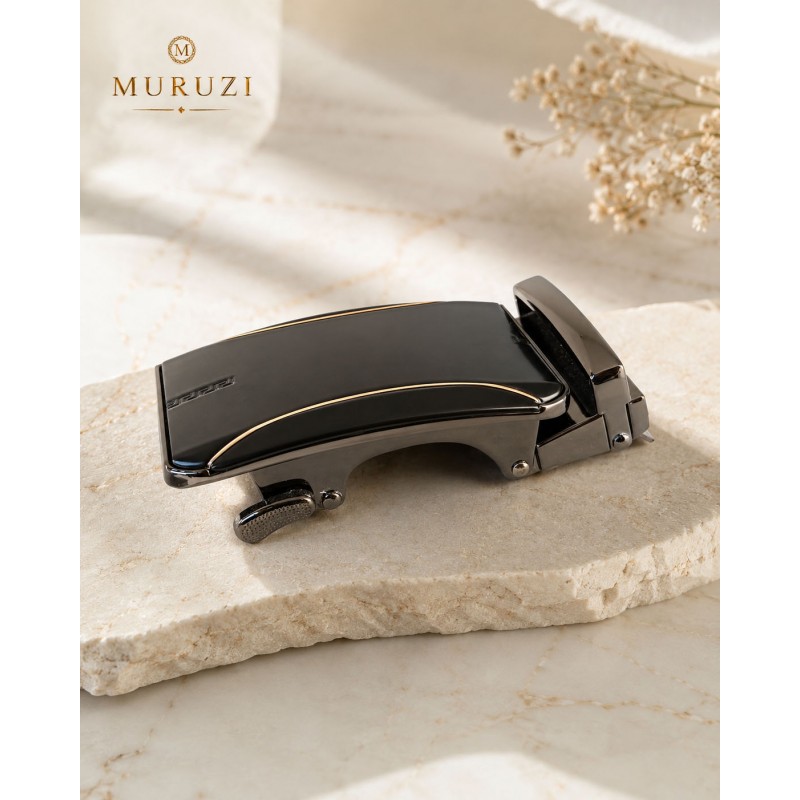 Boucle automatique homme MURUZI 546 plaque noire avec ligne courbe bronze – ALLIAGE LUXE Boucle automatique homme MURUZI 546 plaque noire avec ligne courbe bronze – ALLIAGE LUXE
