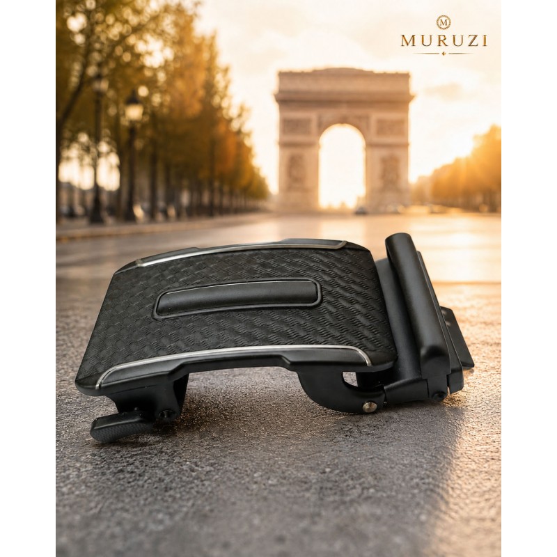 BOUCLE MURUZI BRONZE FOND ARGENTE