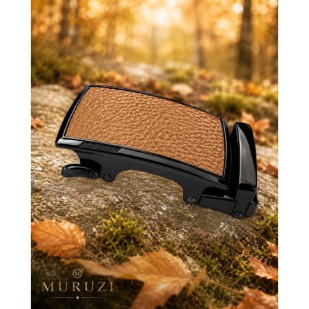 BOUCLE MURUZI BRONZE FOND  MARRON