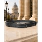 Ceinture en cuir pleine fleur avec boucle automatique