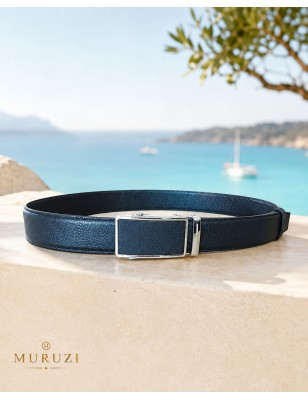 Ceinture automatique en cuir pleine fleur B2 noir