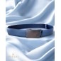 Ceinture homme en cuir pleine fleur gris avec boucle automatique 527 Ceinture homme en cuir pleine fleur gris avec boucle automatique 527